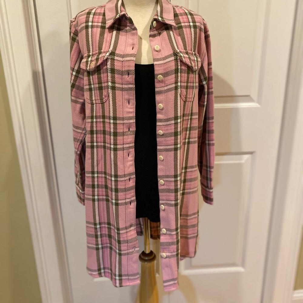 NWT FREE SHIPPING 📦 Outerknown Blanket Shirt Dress — Soft Lilac Halo (SLH)